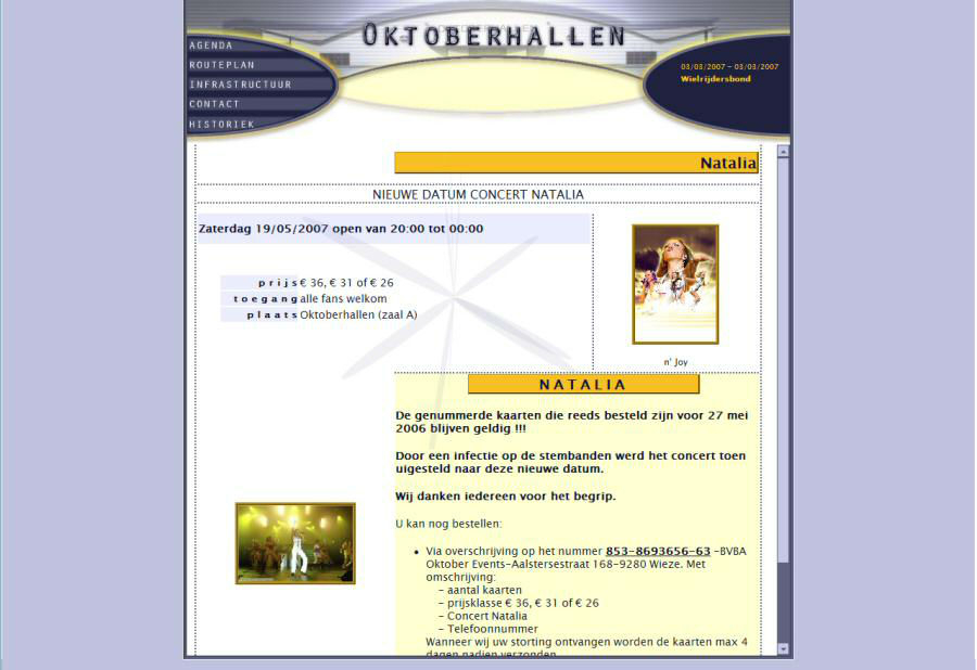 Website Oktoberhallen I